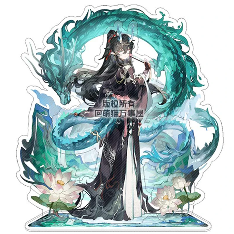 Аниме Honkai: звезда рельс дан Хэн Косплей Зеленый Лотос скрытый цветок