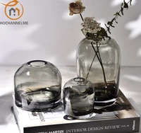 european style simple vase creative ins glass flower ware living room dining table home decoration accessories flower vase