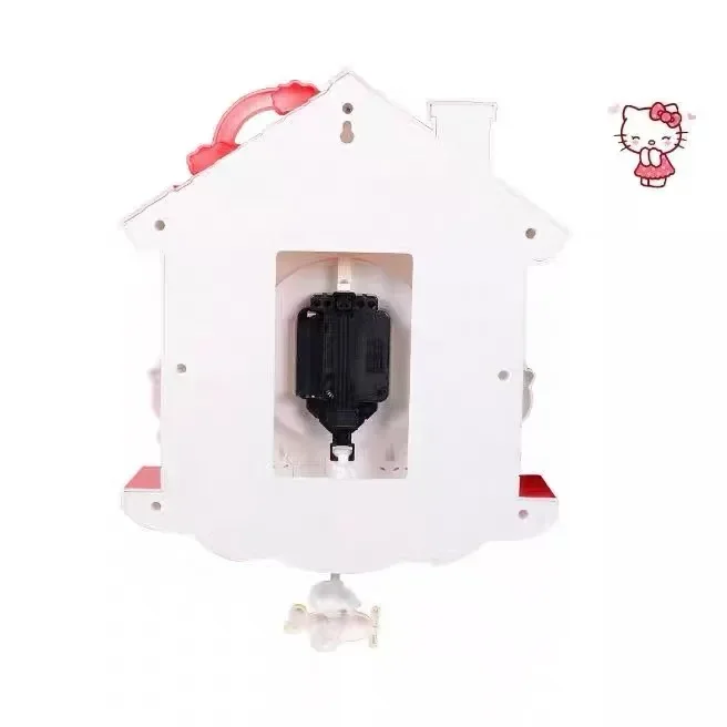 Новинка милые коричные часы Melodys Hello Kittys pompurins настенные подвесные качающиеся для