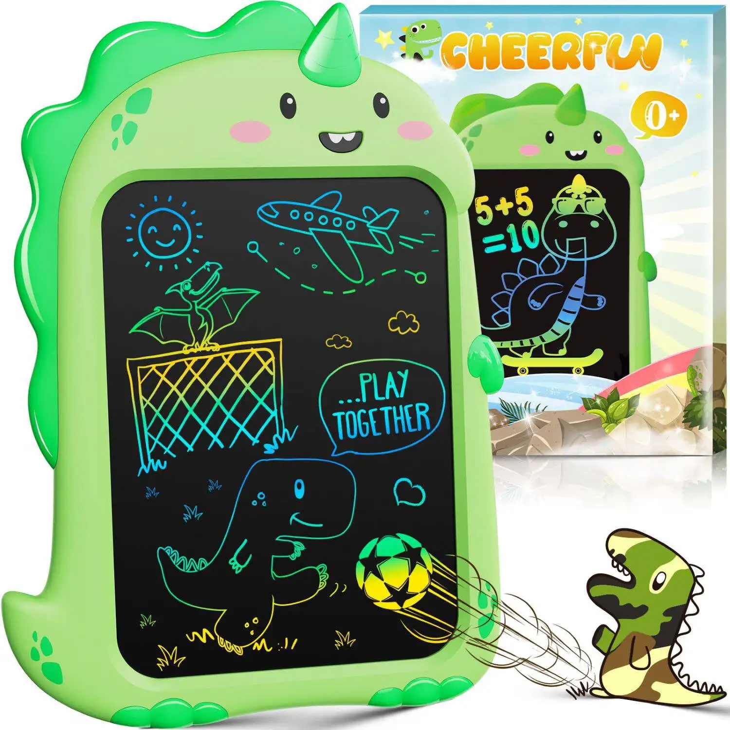 

LCD Writing Tablet 8.5 inch Learning Drawing Board Dinosaur Toys 3 4 5 6 7 8 Year Old Boys Girls Toddler Educational Doodle Pad