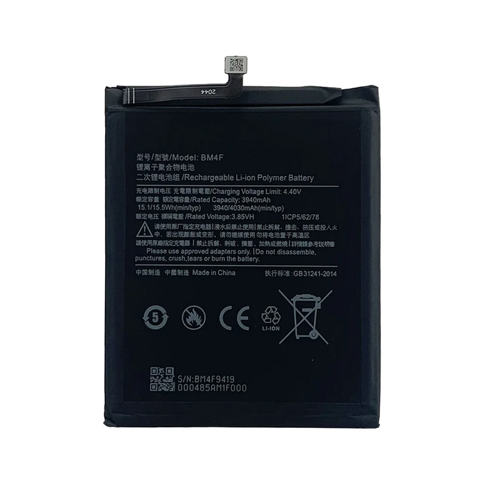 

100% New BM4F 4030mAh Battery For Xiaomi Mi A3 CC9 CC9e Mi 9 Lite High Quality Phone Replacement Batteries