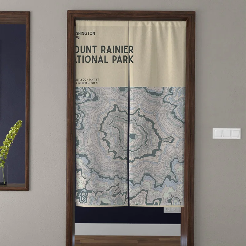 Скандинавская штора для перегородки