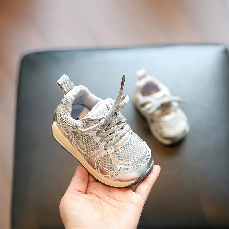 Кроссовки Детские с двойной сеткой на мягкой подошве 15-15 ярдов