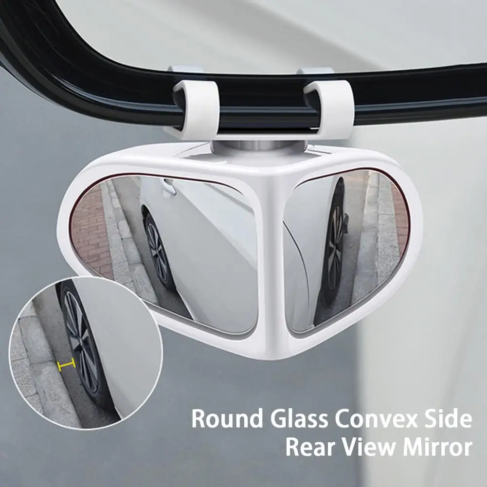 

Car Reversing Round Mirror Front Rear Wheel Auxiliary Rearview Mirror 360 Degree Adjust Wide Angle Car Reversing Parking Helper