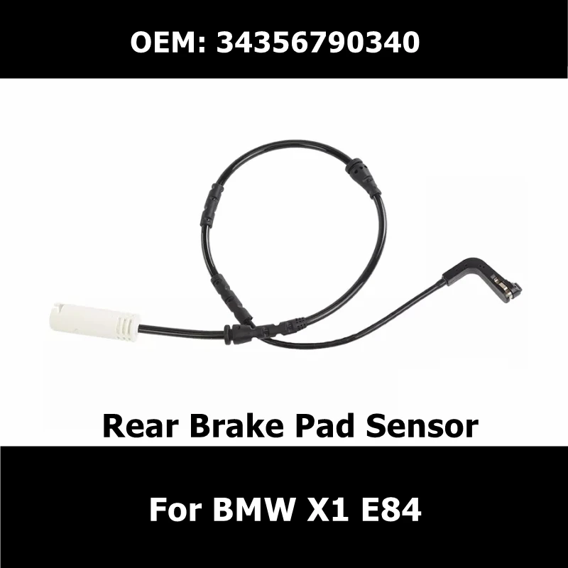 

34356790340 1 шт. датчик тормозной колодки для BMW X1 E84 автомобильные аксессуары контактная линия Предупреждение износа заднего тормоза