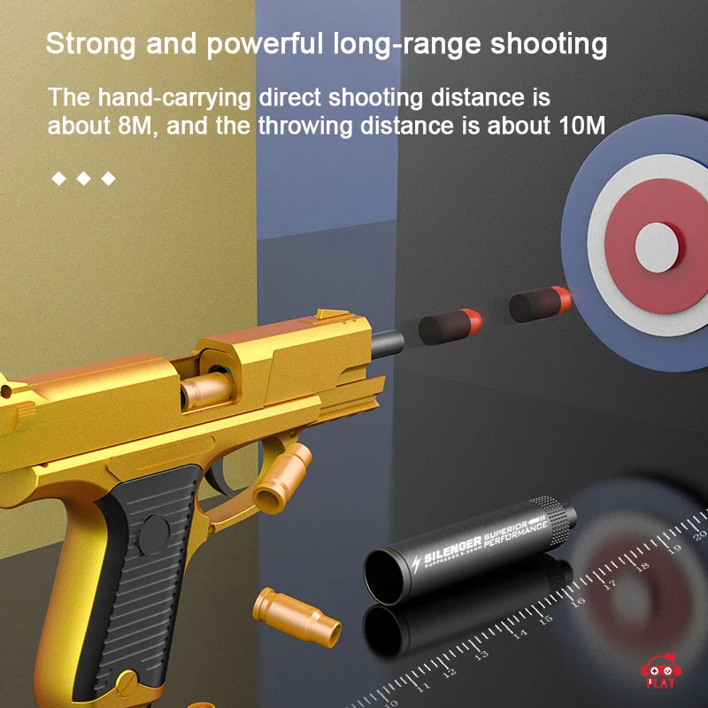 Пистолет для страйкбола воздушный мягкий пистолет пистолет-бластер
