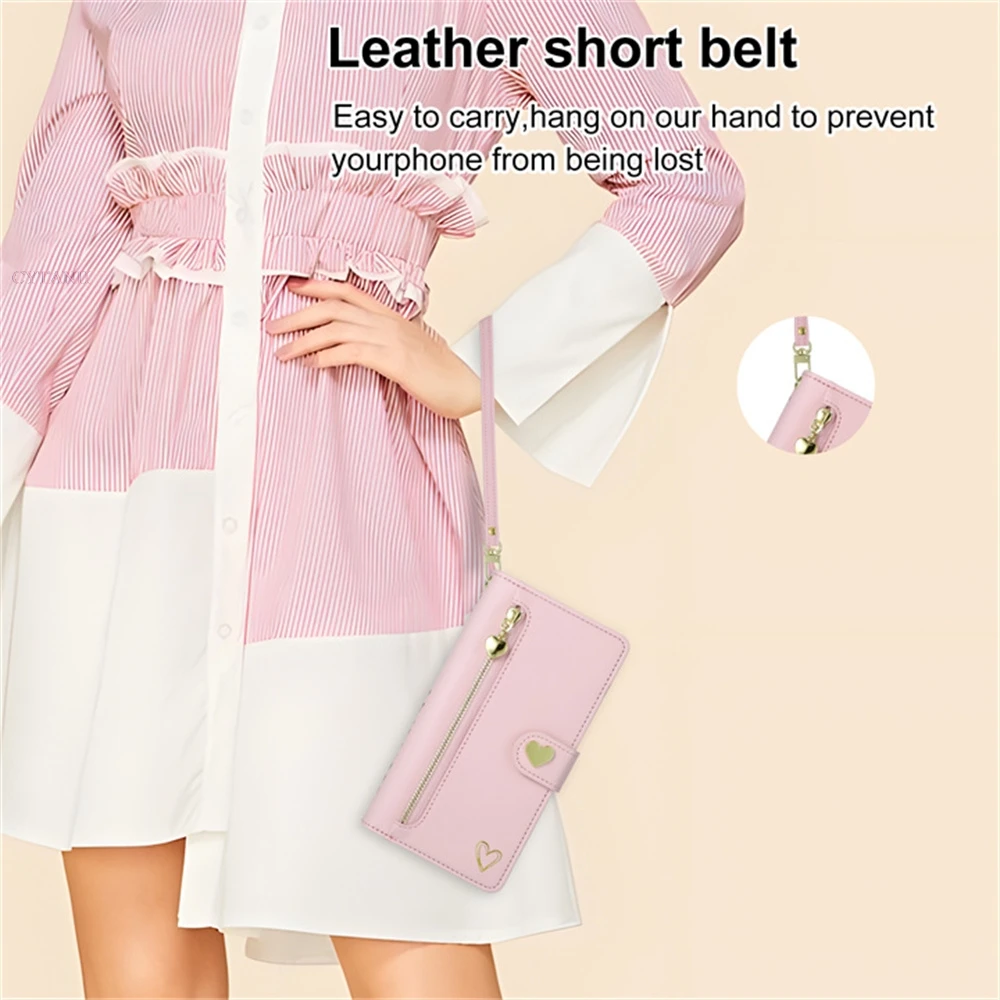 Роскошный флип-кошелек на молнии для Moto Edge 40 Neo 30 Ultra 20 Fusion S30 X40 X30 Pro мульти 9-карта