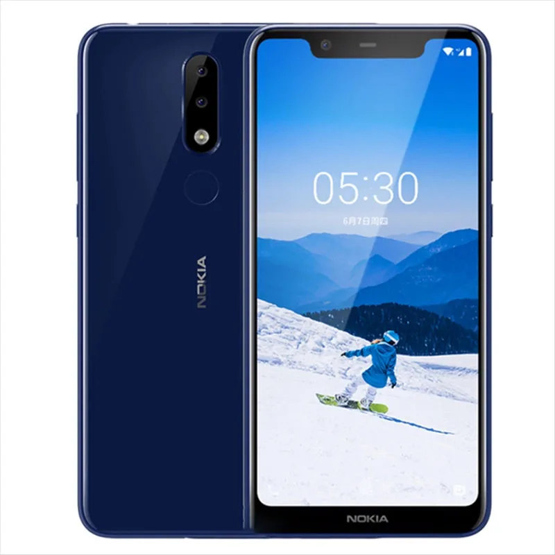 Смартфон Nokia X5 глобальная версия 3 + 32 ГБ LTE сканер отпечатка пальца | Мобильные