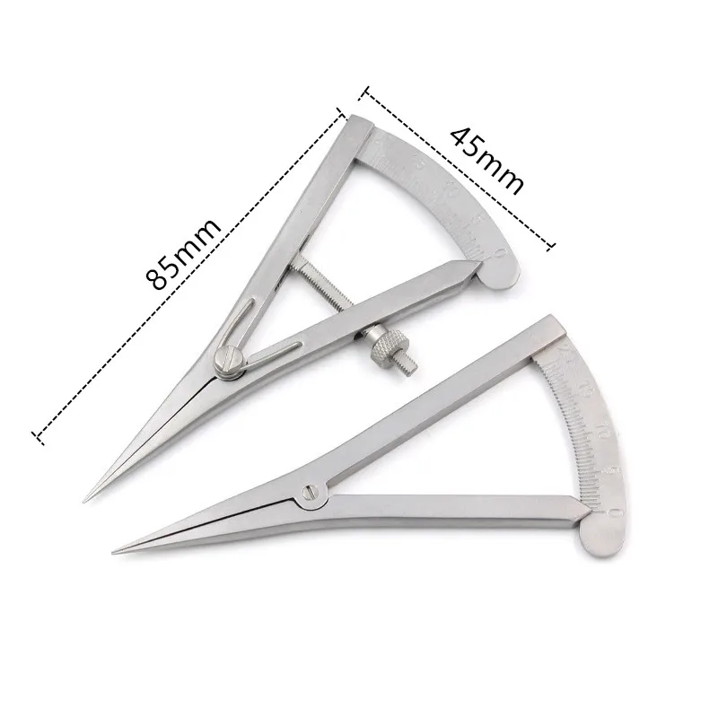 

1 Psc With Mini Spacing Rules Diy Handmade Leather Fine Art Stainless Steel Adjustable Line Marking Gauge