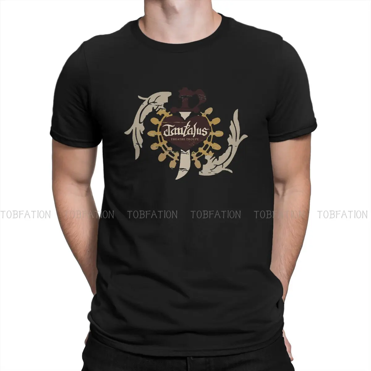 

Final Fantasy A Brave Man to Send Crewneck TShirts Tantalus Print Homme T Shirt New Trend Tops Size S-6XL