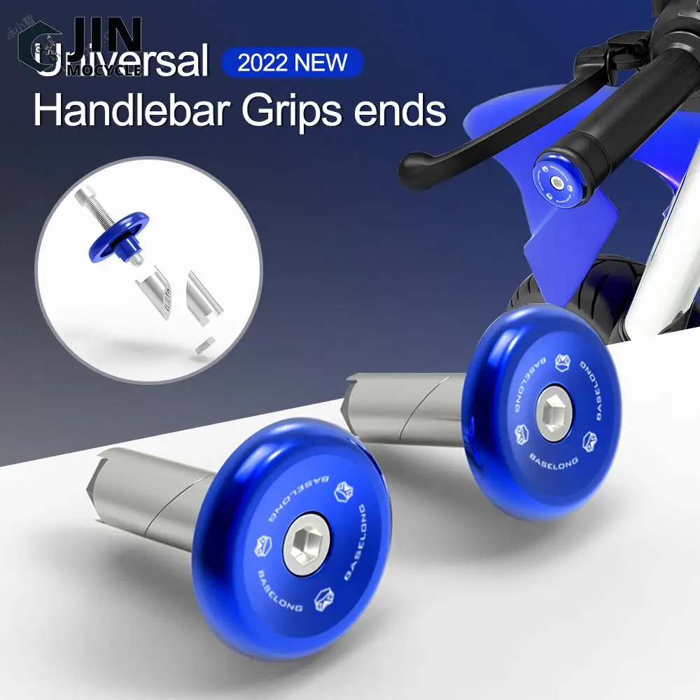 

2022 Handle Bar End Handlebar Grips ends Cap Plug Slider For YAMAHA YZ250 YZ250X XT250X WR250R WR250X Serow 250 YZ426F WR426F