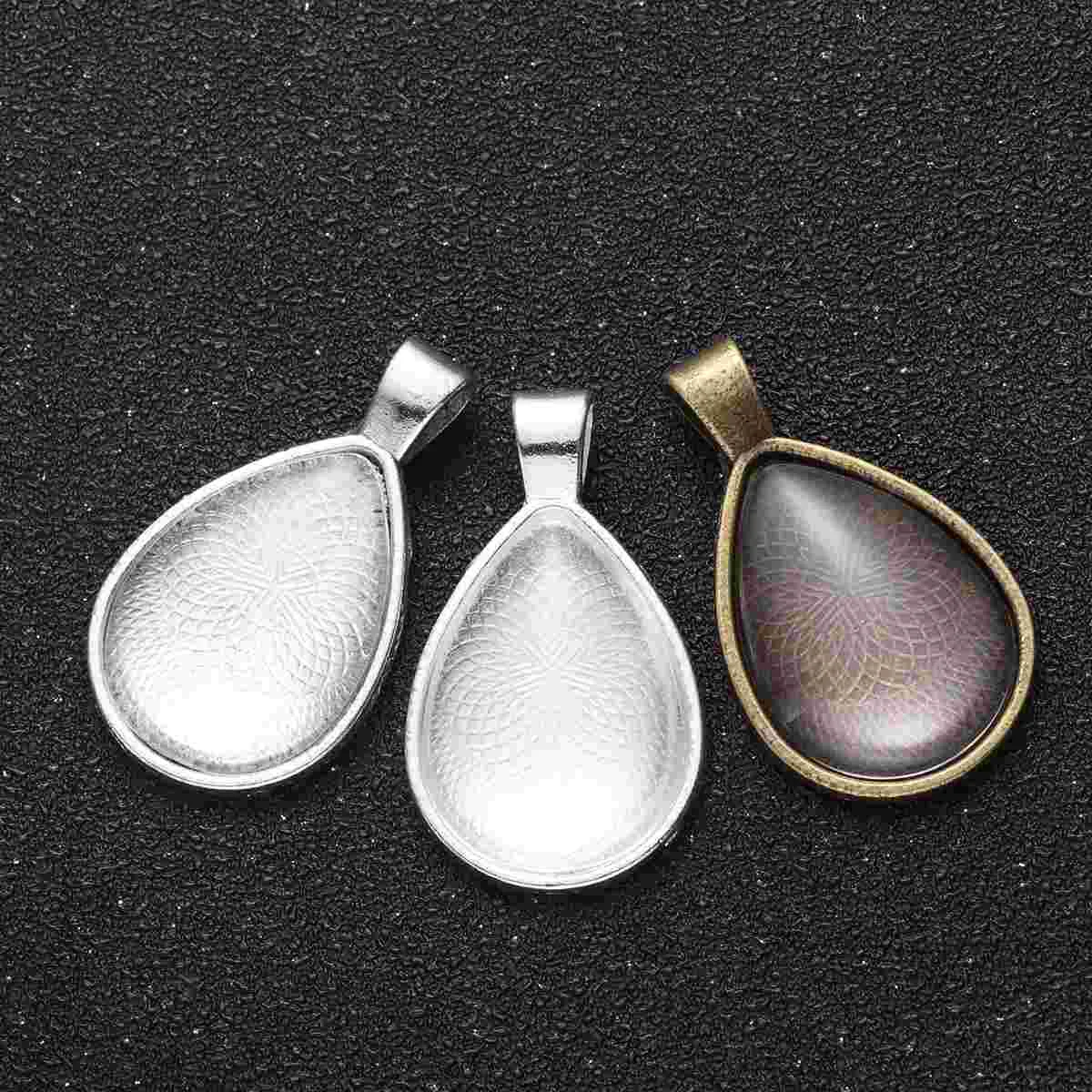 

Pendant Bezel Jewelry Tray Blank Glass Setting Diy Oval Base Making Earring Tiles Domeblanks Earrings Hypoallergenic Steel