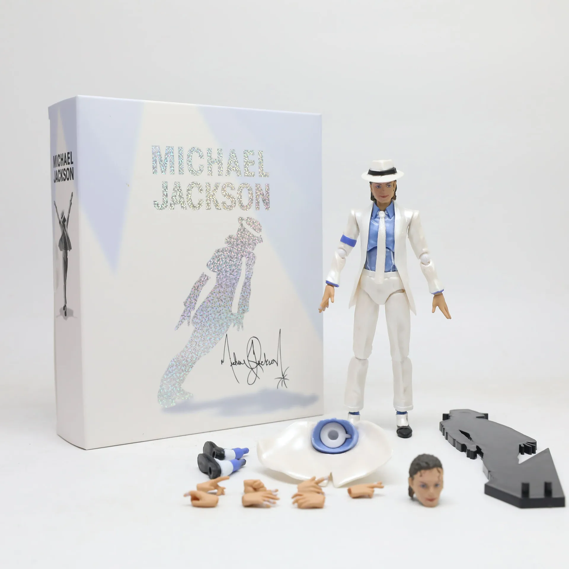 Фото Коллекционная фигурка Майкла Джексона 16 см: King of Pop, Smooth Criminal, Moonwalk, MJ Thriller. Модель BJD, игрушка, подарок для фанатов. №2