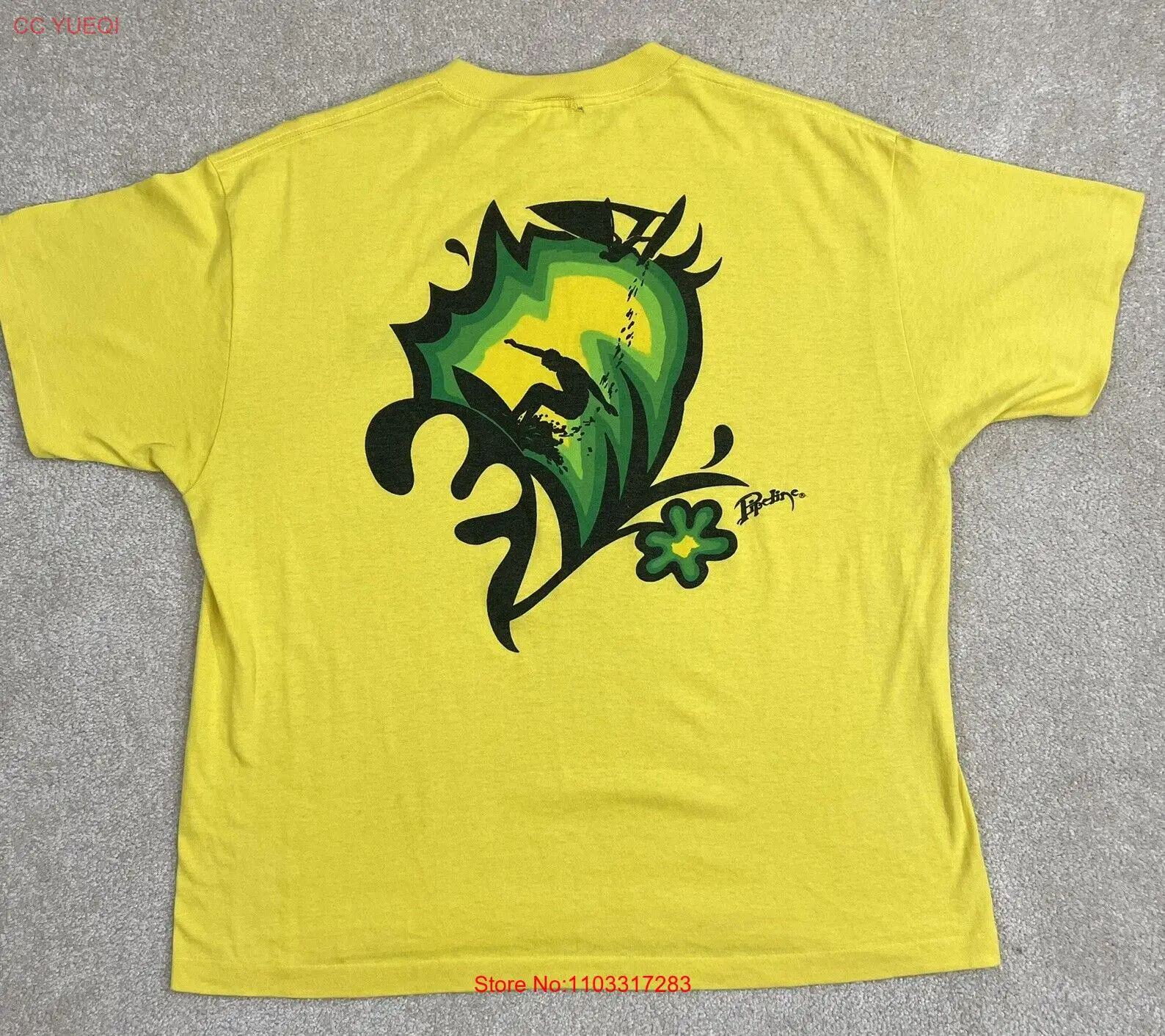 Винтажная двухсторонняя Мужская футболка для серфинга в стиле 80-х трубопроводов