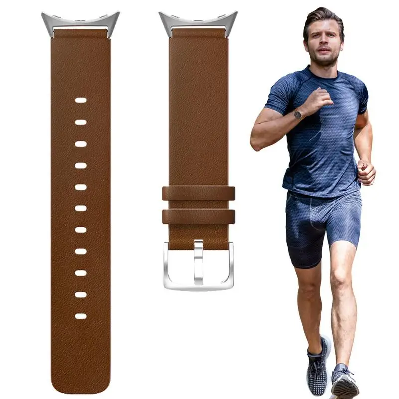 

For Google Pixel Smartwatch Adjustable Watch Band Strap Durable Leather Belt-bracelet Wear Resistance Sport Breathable Strap