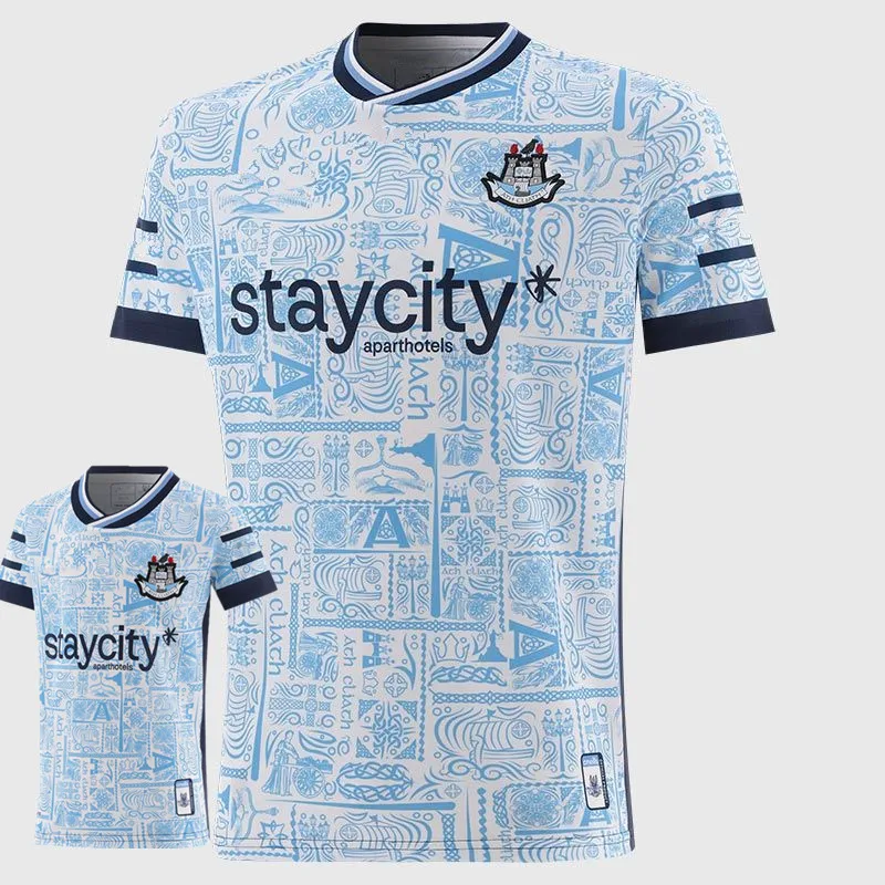 2025 GAA jersey Dublin Adults and children home Alternative shirt Ireland gaa kids jerseys t-shirt Age 3-13