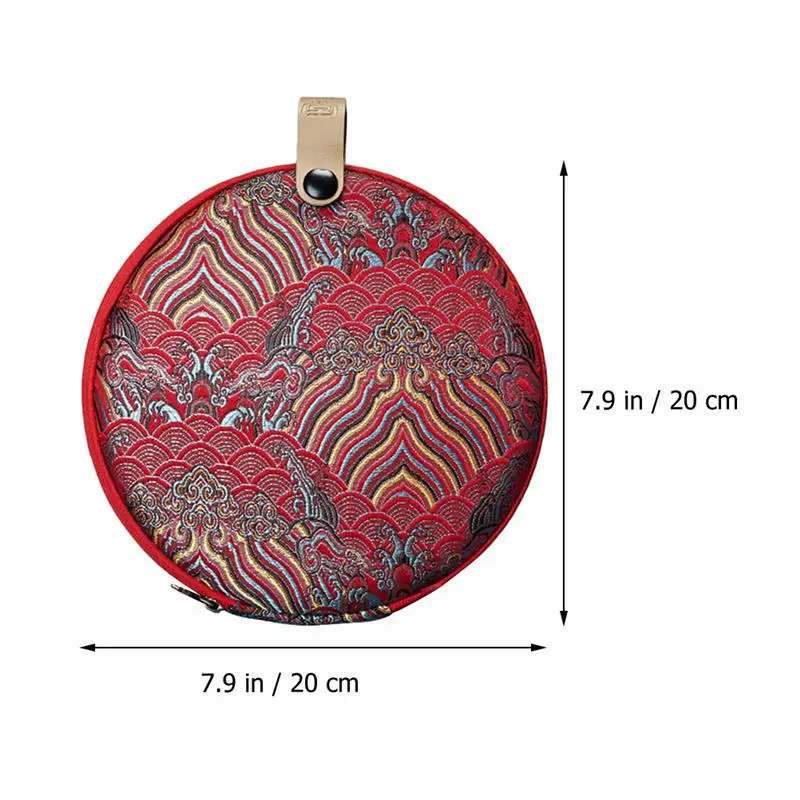 Тканевая художественная сумка для хранения чайного торта в китайском стиле