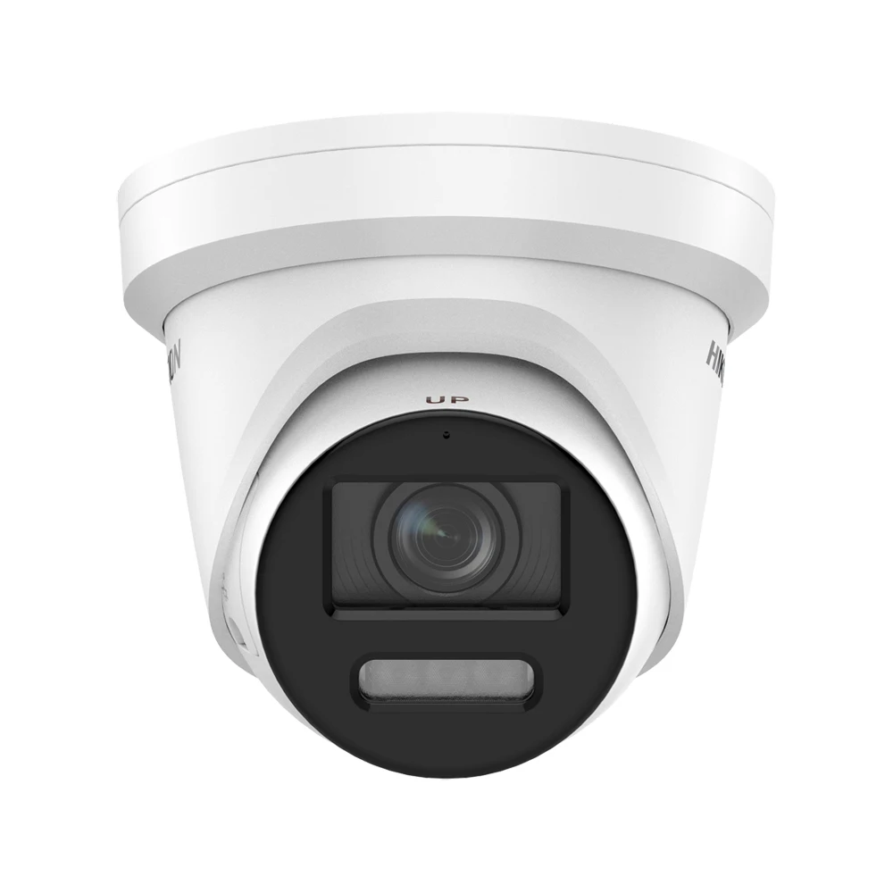 Скидка Hikvision DS-2CD2387G2-LSU/SL 8MP 4K ColorVu AcuSense Встроенный микрофон стробоскосветильник звуковая сигнальная башня CCTV IP-камера