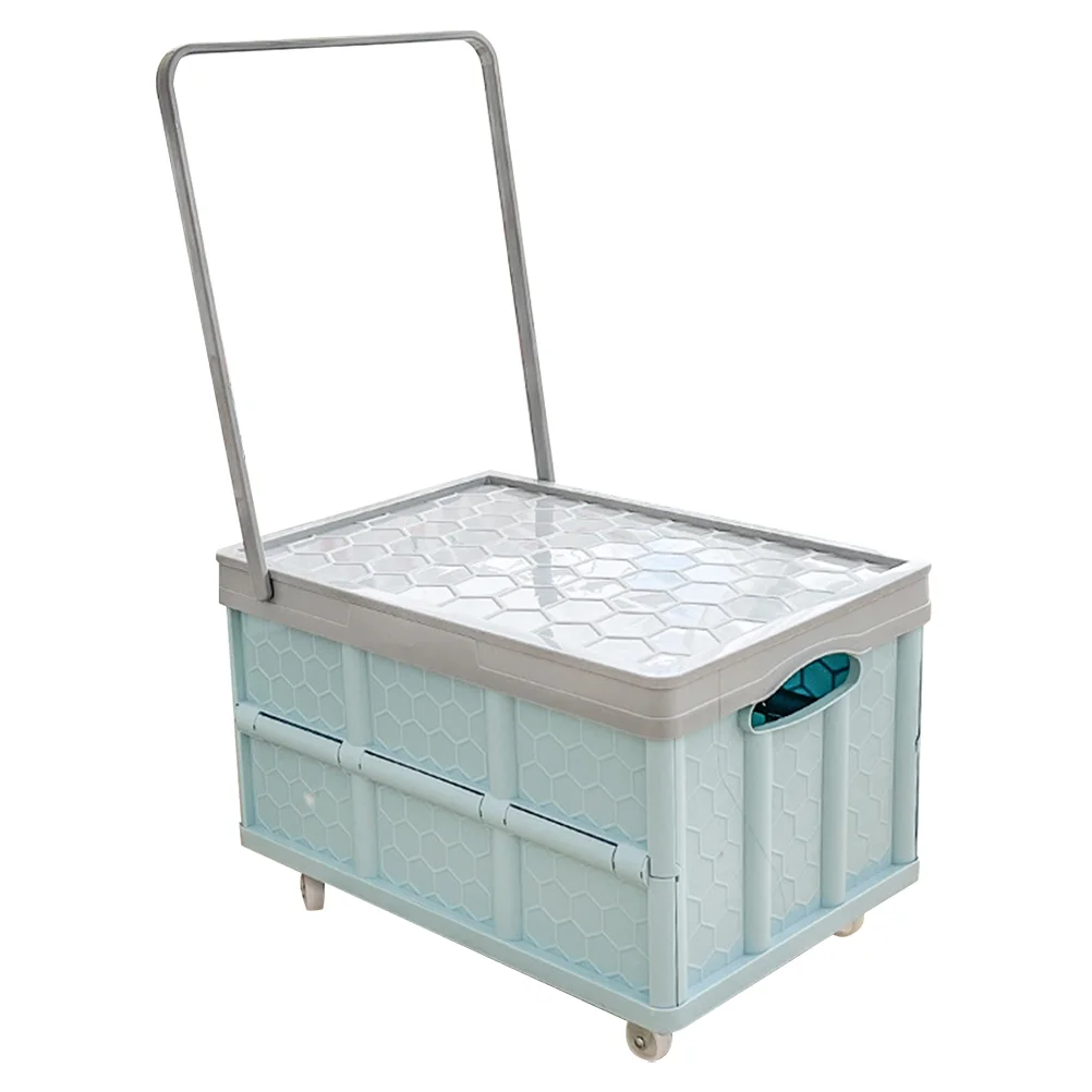 

Plastic Crates Storage Stackable Box Collapsible Storagem Foldable Bin Bins Lids Shopping
