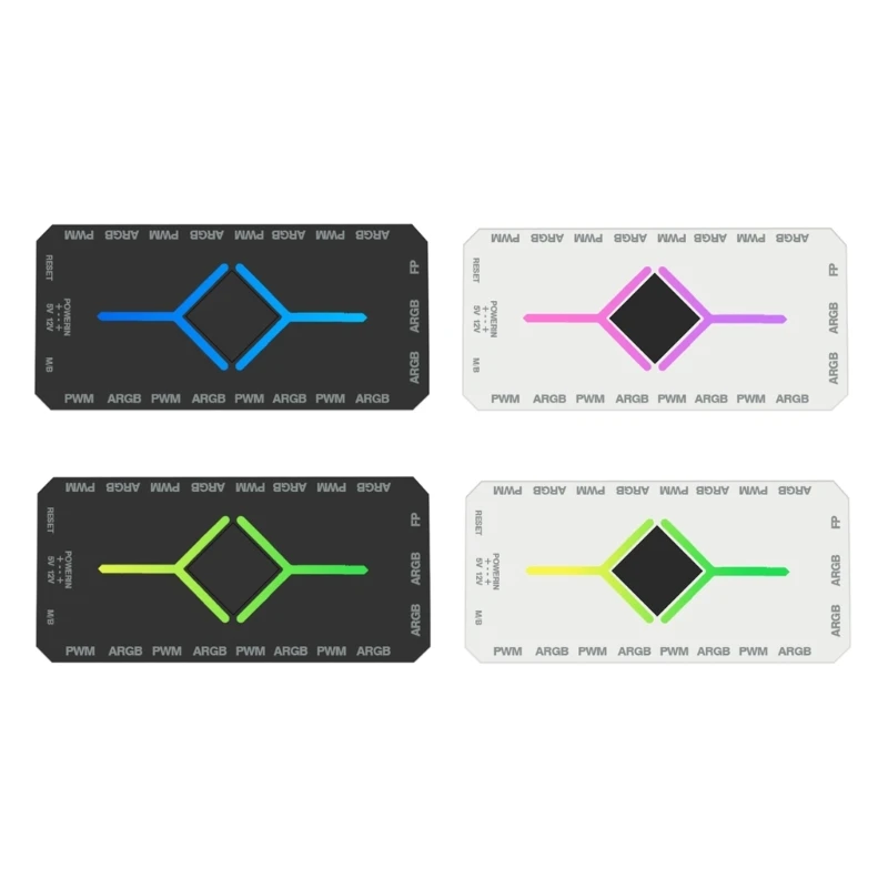 

Контроллер с контролем температуры ARGB, контроллер RGB со светодиодной подсветкой, ходовые Вентиляторы 5 В, 3Pin, 8PWM, интеллектуальный контроль т...