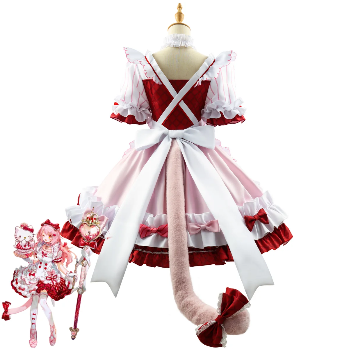 Женский костюм для косплея по мотивам игры Красный Рыцари