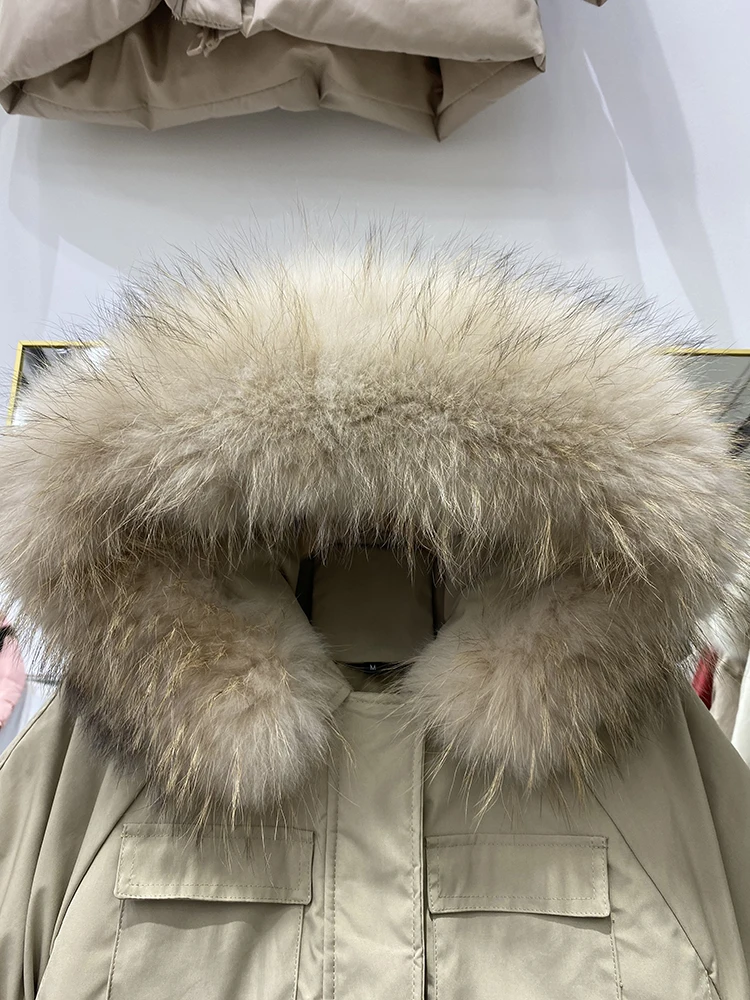 Women Long Down Jacket New Casual Style White Duck Hooded Down Jackets Autumn Winter Warm Coats And Parkas Female Outwear