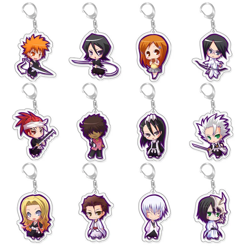 

Anime DEATH NOTE Keychain Pendant Anime Cosplay Ryuk L Yagami Acrylic Accessories Cute Cartoon Key Ring Kids Gift Figure Doll