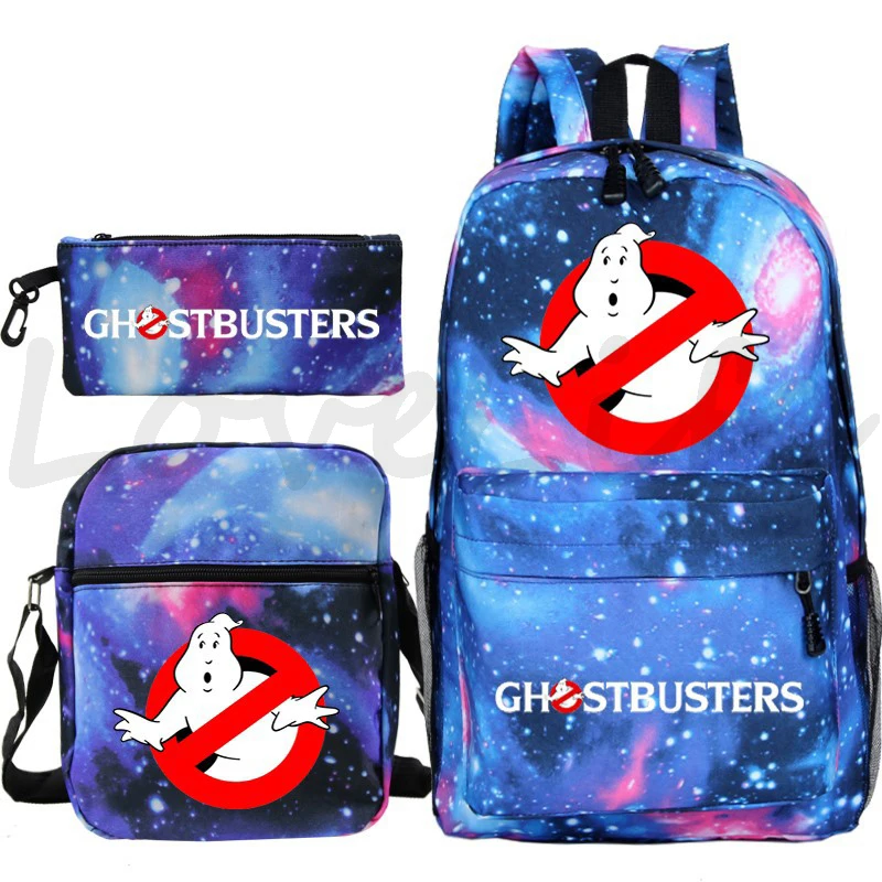 Ghostbusters Backpack Kids Schoolbag Lunch Bag Pencil Bag Shoulder Bag Lot 