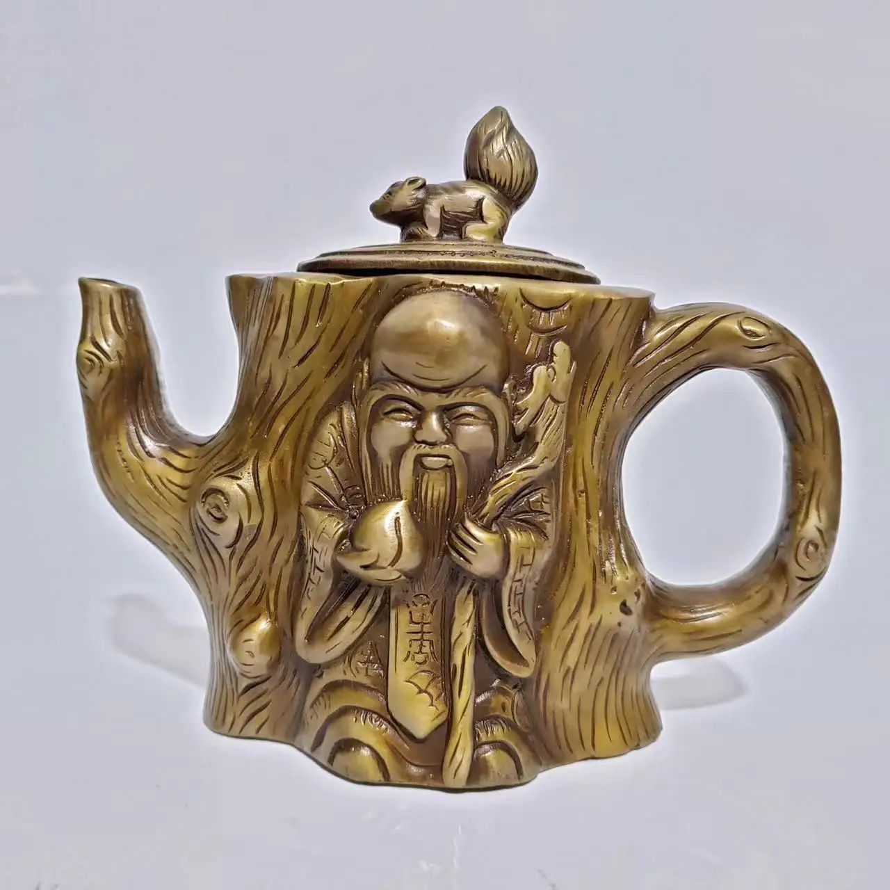 Медный чайник Old Ming Dyansty на день рождения для мальчика, украшение, коллекция и украшение, бесплатная доставка (art.: 3920cdf175bb4) - 3920cdf175bb4
