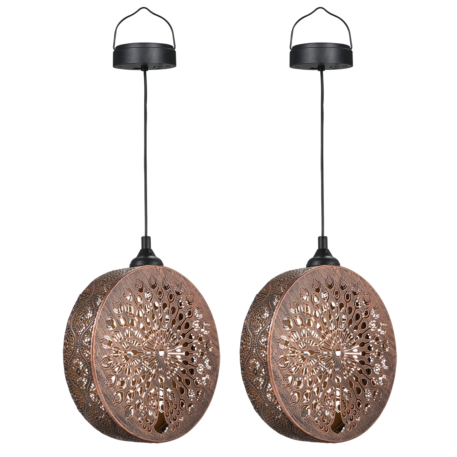 

2 шт., светодиодные фонари на солнечной батарее, IPX4