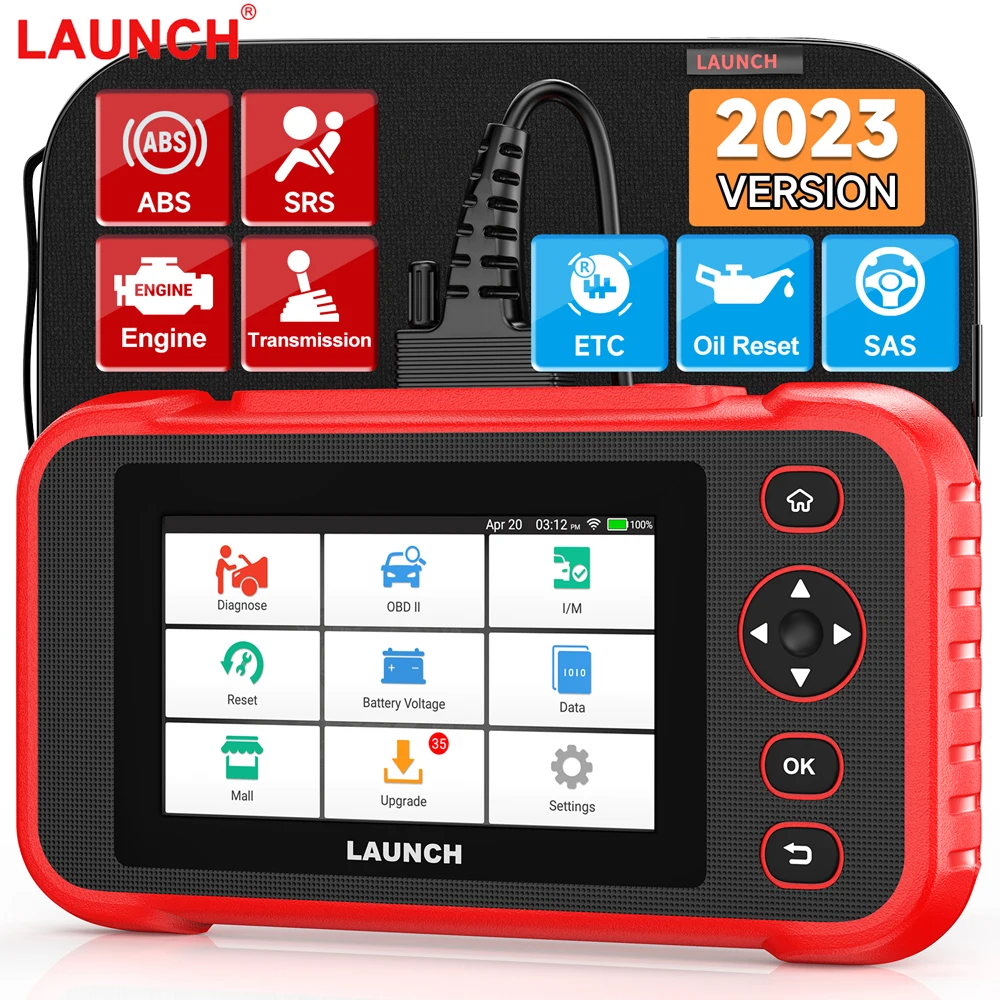 LAUNCH X431 CRP123i OBD2 сканер ABS SRS Трансмиссия SAS и т. Д. Сброс масла проверка двигателя батарея тест OBD 2 Автомобильный диагностический инструмент