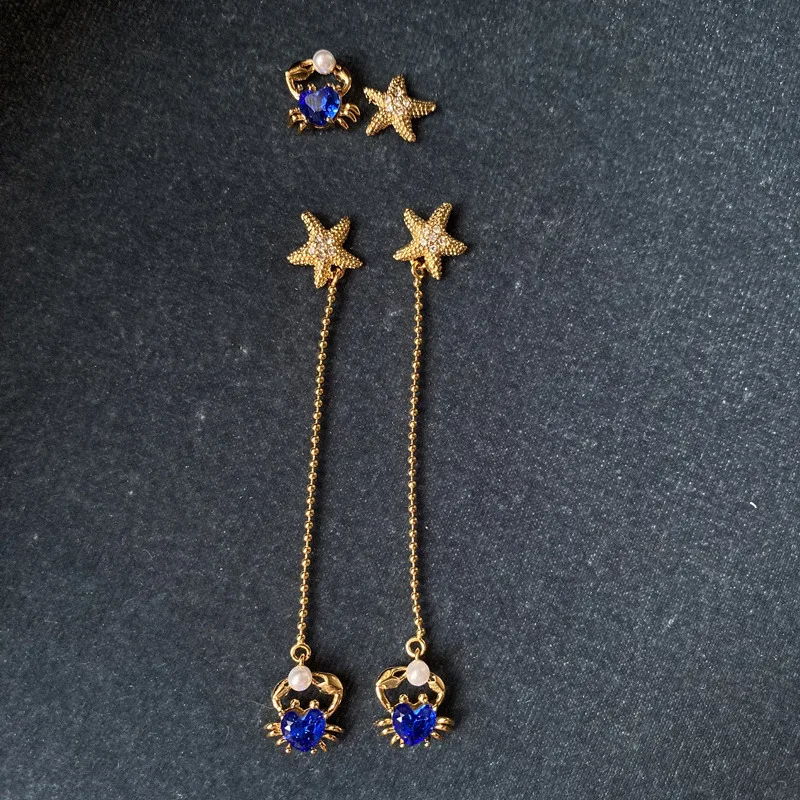 

Новые простые изящные асимметричные серьги-гвоздики Стразы с жемчугом, украшение для женщин