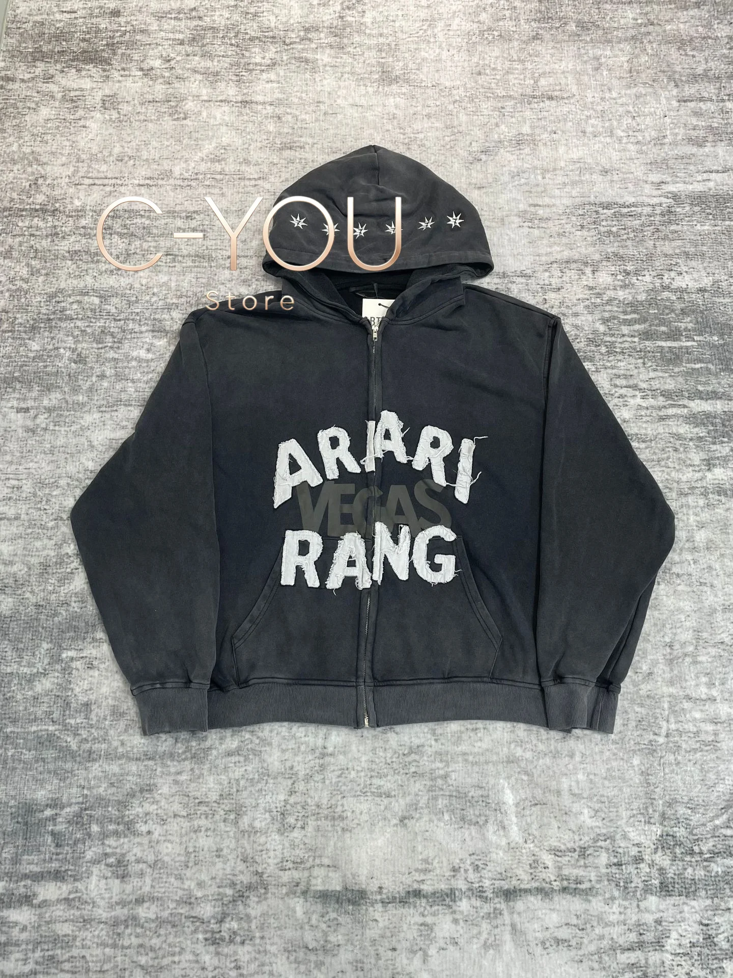 Куртка Arirang Black для мужчин и женщин, на молнии, в стиле бейсбола, свободного кроя, уличный стиль, верхняя одежда, коллекционный предмет для фанатов, подходит для стирки и создания эффекта состаренности. (art.: 3920dd27785ac) - 3920dd27785ac