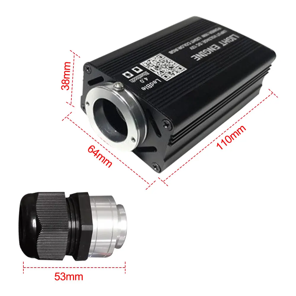 VASTFIRE RGB 12 Вт Автомобильная светодиодная лампа звездного неба из алюминиевого