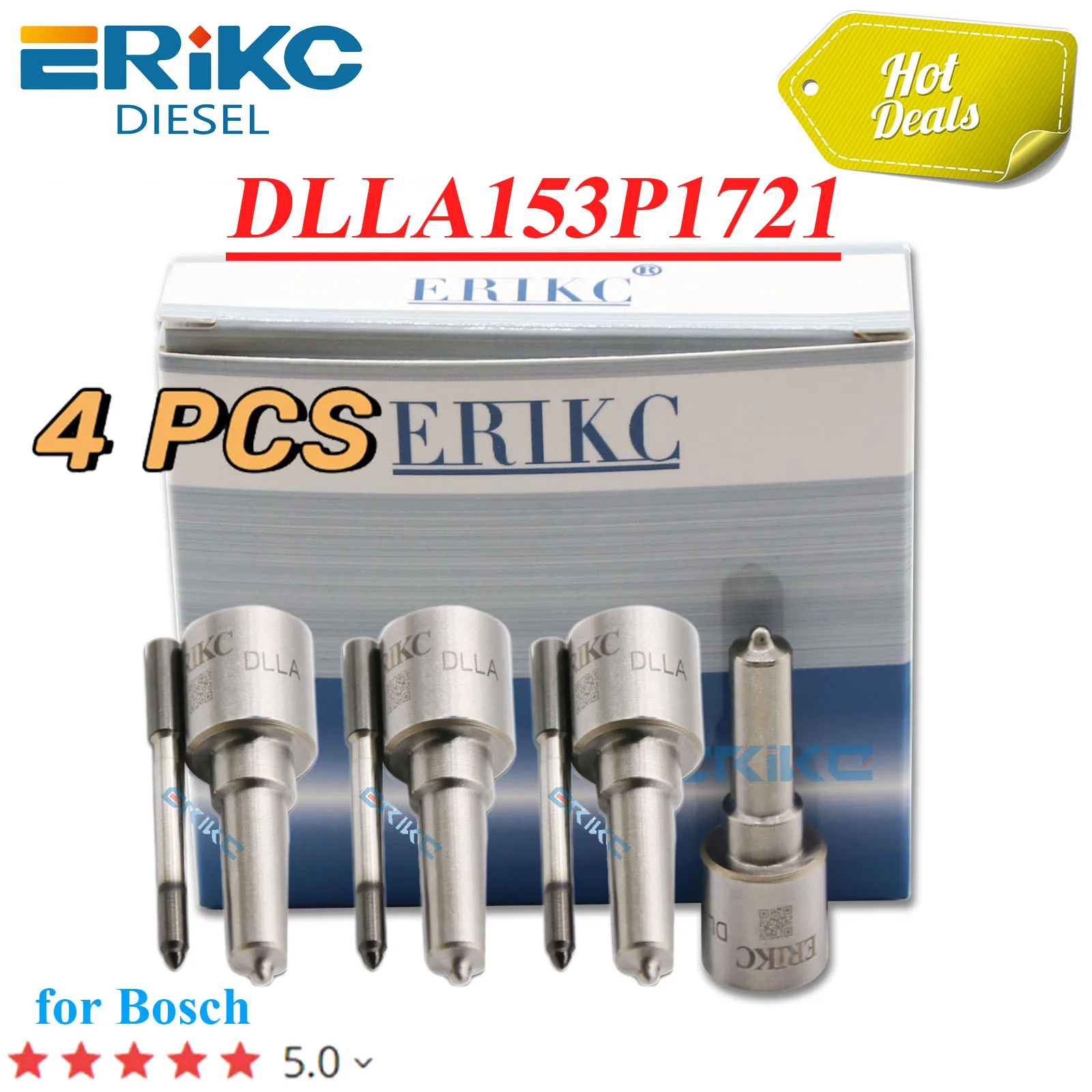 4 шт. DLLA153P1721 0433172056 Форсунка DLLA 153P1721 Наконечник впрыска для Bosch DongFeng 0445120106 0445120310