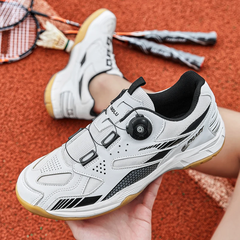Professional Tennis Shoes Men's and Women's Badminton Shoes Youth Table Tennis Training Competition Sports Shoes Size 36-45