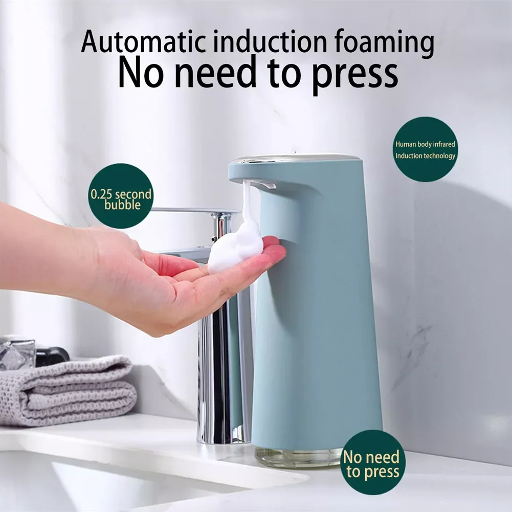

Soap Dispenser USB Rechargeable Foaming Touchless Hand Free Portable Foam Liquid Soap Dispenser For Bathroom Kitchen
