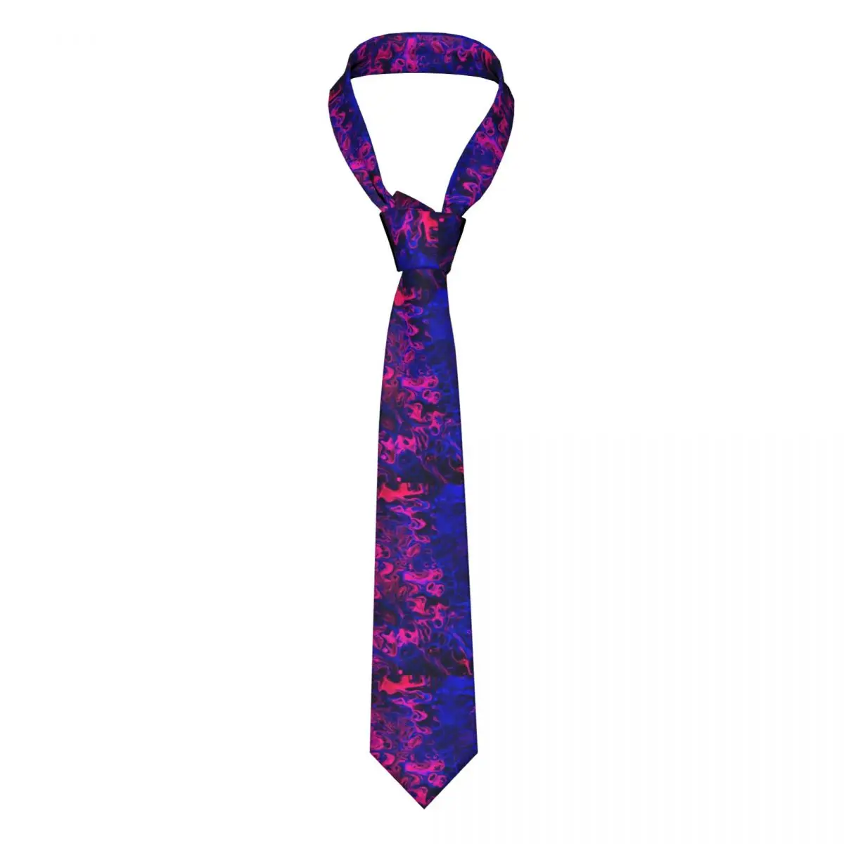

Colorful Liquid Tie Abstract Marble Design Shirt Pattern Neck Ties Wedding 8CM Gift For Men Cravat