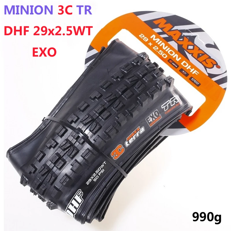 Бескамерная велосипедная шина MAXXIS MINION DHR/DHF TR EXO 26X2.2/2 35/2 4 27 5*2 4/29x2.2/2.35/2.5 AM/DH MTB