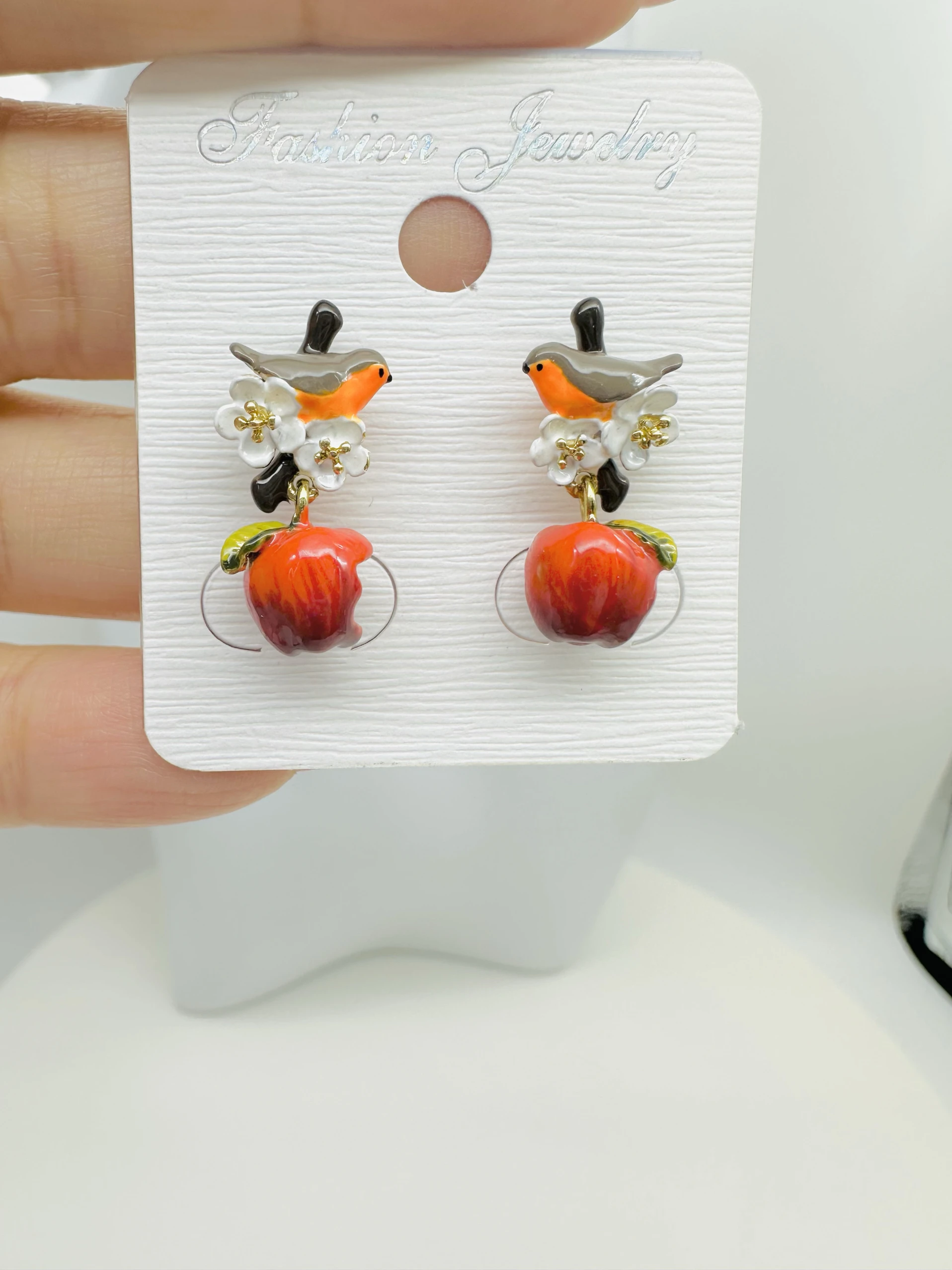 Ручная роспись эмаль 24 новая фруктовая история цветов Робин как цветок