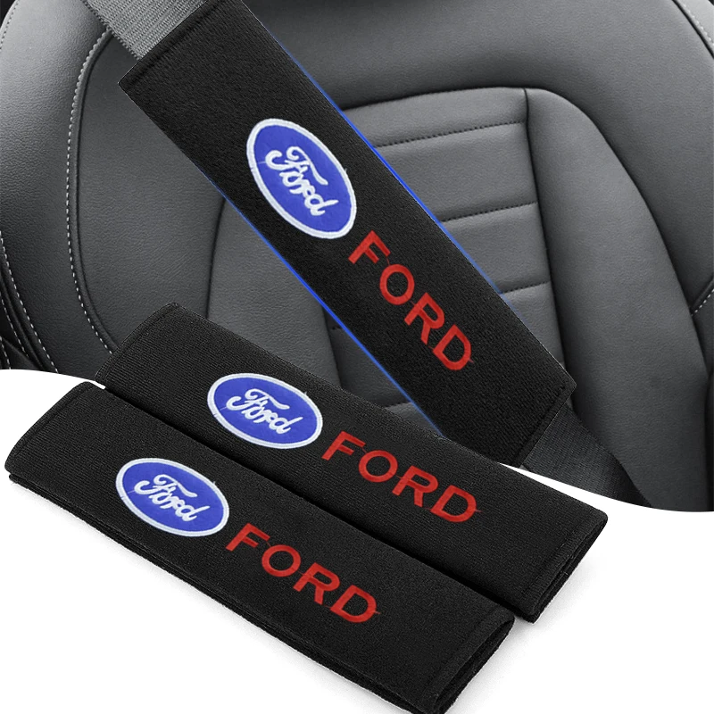 

Car Seat Belt Pad Safety Belt Cover for Ford Focus Mondeo MK1 MK2 MK4MK3 2006 Fiesta ST Line Kugo Transit Escape Fusion Explorer