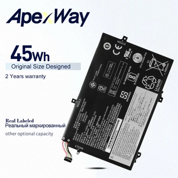 ApexWay L17L3P52 01AV463 L17M3P53 Battery For Lenovo ThinkPad L470 L480 E480 E580 L580 L590 11.1V 4050mAh/45Wh