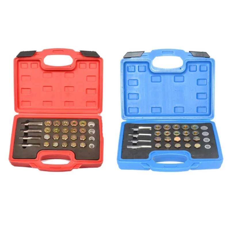 Совершенно новый 64 шт. набор для ремонта резьбы масляного поддона поддон коробка