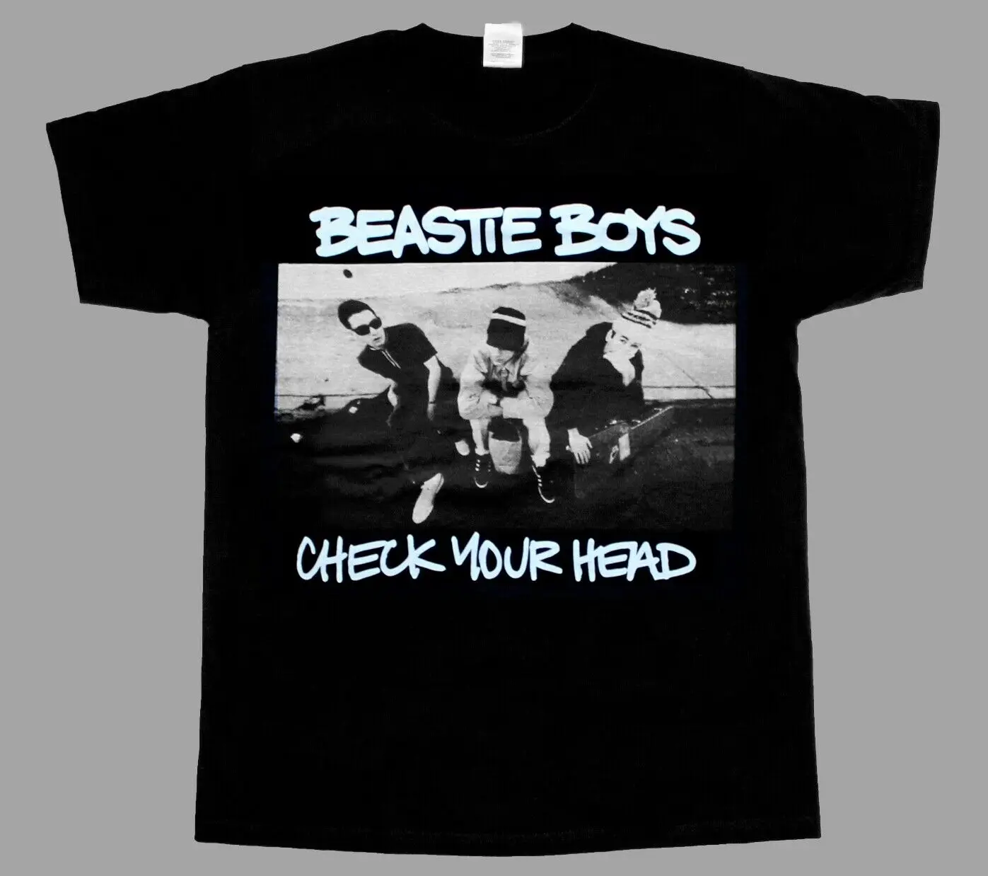 

BEASTIE BOYS CHECK YOUR HEAD'92 punk NEW BLACK T-SHIRT