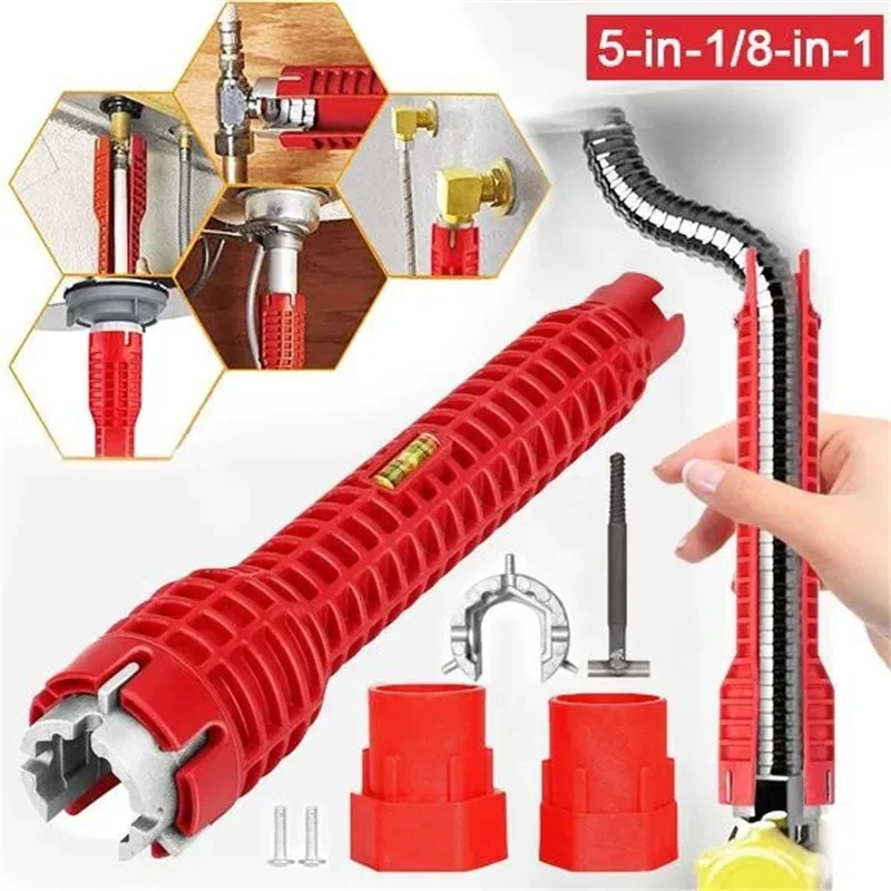 5/8 в 1 многофункциональный инструмент для монтажа на смеситель и раковину