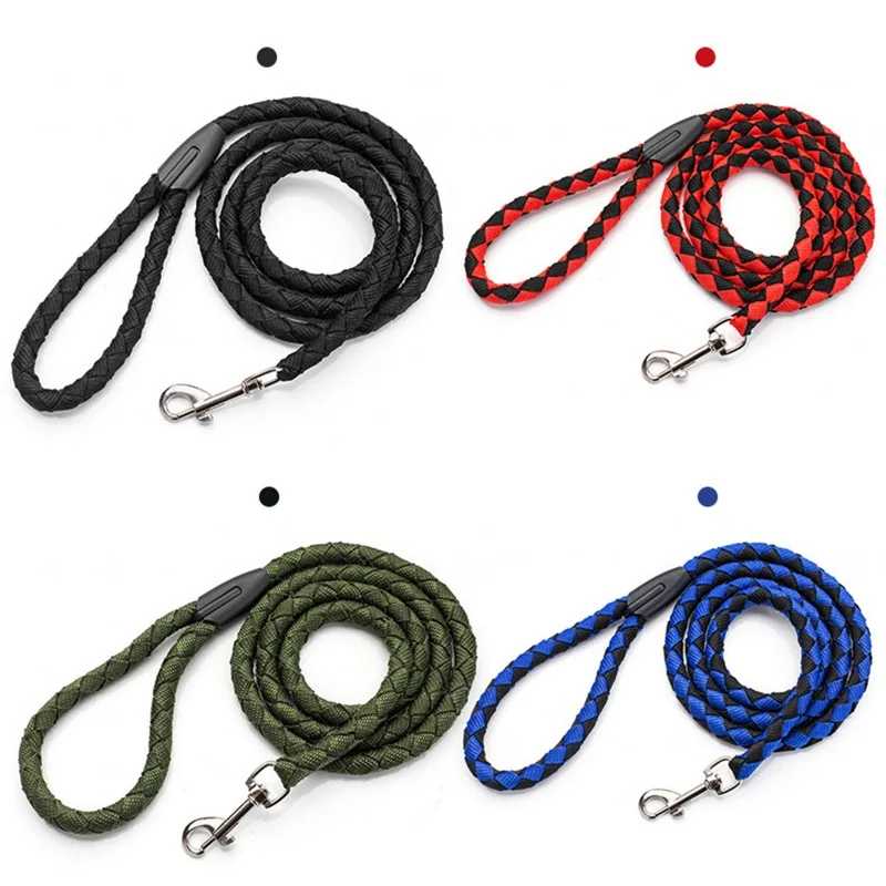 

1.4M Durable Pet Leash Reflective Strong Dog Leash with Heavy Duty Training Durable Nylon Rope Leashes Pet Dog Accessories