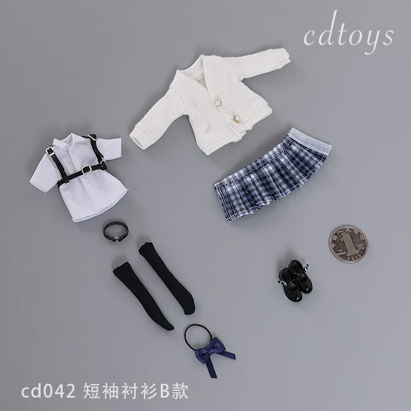 cdtoys cd042 1/12 масштабная студенческая форма для кукол