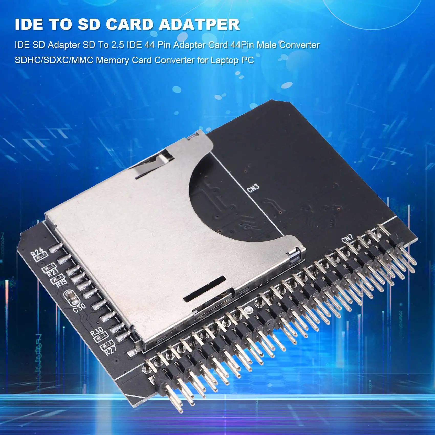 Фото BOFF- IDE SD-адаптер SD на 2,5 IDE 44-контактный адаптер-адаптер 44-контактный разъем SDHC/SDXC/MMC Конвертер карты памяти для портативных ПК №4