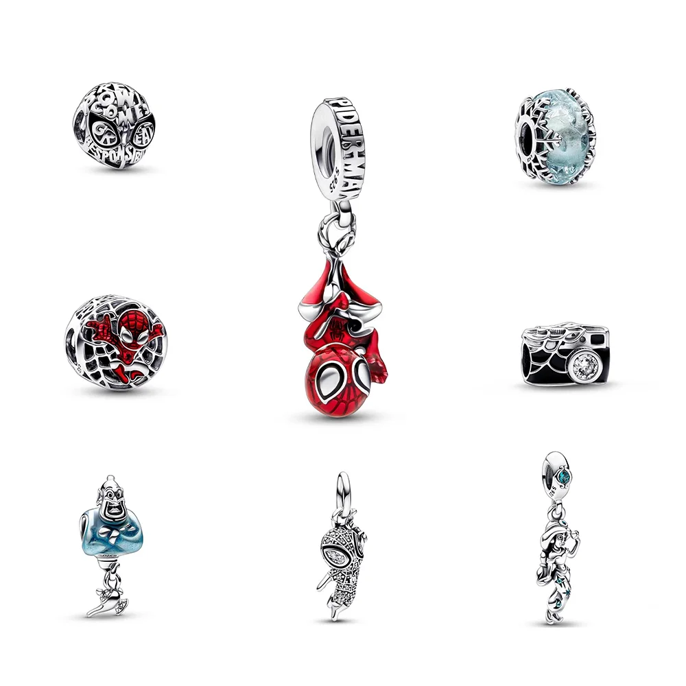 

Beads Bulk Disney Spider Man Series Jewelry for Pandora Original Wholesale Charms Bracelet Fashion Free Shipping Arrival SP007