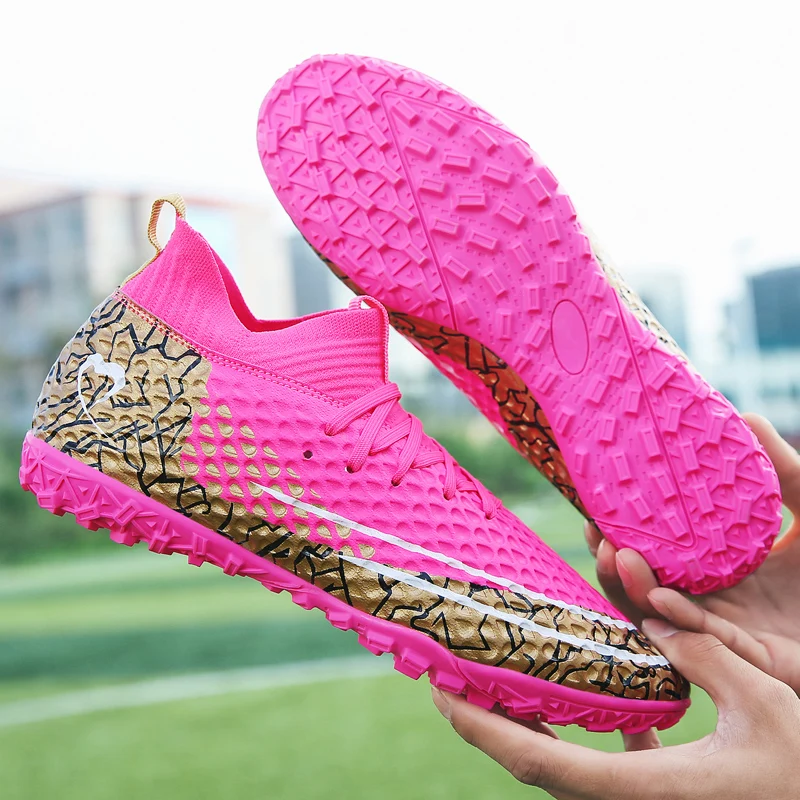 2020 New Men's Football Shoes High Socks Football Shoes TF/FG Men's Sports Shoes Indoor Sports Shoes Sports Shoes Futsal Club